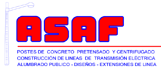 Logo Asaf Guatemala Postes de Concreto